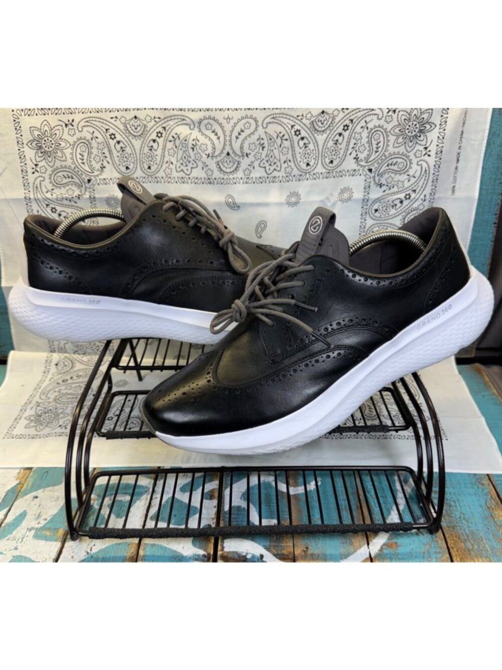 Cole Haan Changepace Wing Sneaker Mens SZ 13 Black ZEROGRAND C35507 MSRP144.00